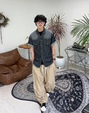 Freak pintuck nylon balloon pants