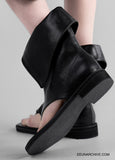 Open frame zip boots