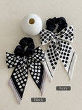 Godian Dot Ribbon Scrunchie