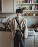Bless round two-way crop jacket