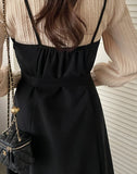 Crea Bustier Flare Long One Piece