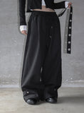 Eyelet Strap Cotton Pants