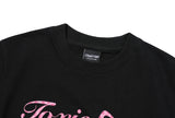 Snake Ribbon Crop Short Sleeve Tee