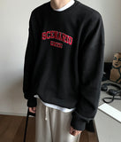 Mali Dark Red Lettering Sweatshirt
