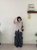 Lalabo Frill Summer Cargo Skirt Pants