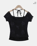 Mumin Halter Short Sleeve T-shirt