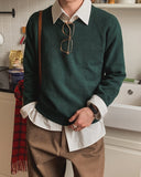 Noor Raglan V-neck Soft Knit
