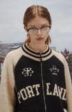Portland Raglan Knit Zip-Up