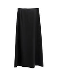 Liboen Ribbon Tie Long Skirt