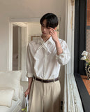 Luke Ribbon Tie Over Fit Shirt