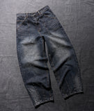 Angle Balloon Wide Denim Pants