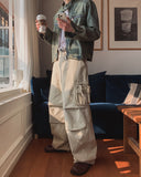 Pay Dyeing Washed Multi Cargo Pants