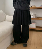 Kimters Brushed Banding Skirt Pants