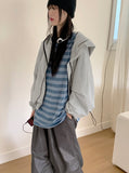 [MADE] Milon Gopcore Color Matching Nylon String Jumper Windbreaker Zip-up