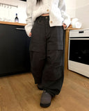 Daven Cotton Wide Snap Cargo Long Pants