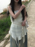 Kaon Two Belt Leather Big Shoulder Bag
