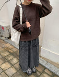 [Unisex] Furund Cashmere Warmer Round Long Sleeve Knit
