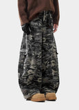 Summer Camo Wide Cargo Pants