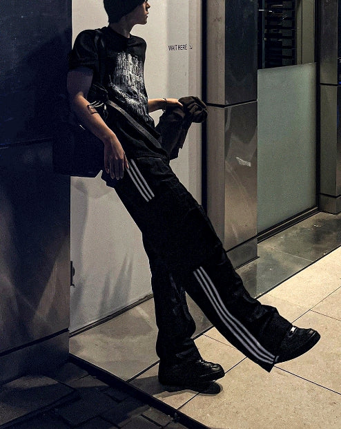 [COSYHARU公式] Line Track Cargo Pants 関税・送料込み COSYHARU (コシハル) - ライントラックカーゴパンツ / Line