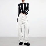 Notty Stitch Denim Pants