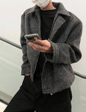 Mohair Moul Half Jacket Crop Ver