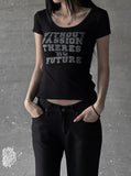 Wed Lettering Slim Tee