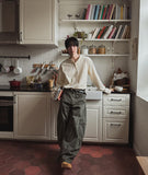 Stunve Curved Dyeing Cargo Pants