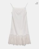 Nohi Rib Long Layered Lace Sleeveless