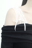 Zenon Lace Off Shoulder Shirt