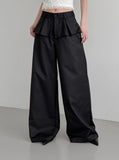 Ella Button Flare Skirt Pants