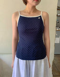 Tater Dot Color Matching Strap Sleeveless
