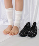 HEART STUD MESH FLAT