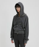 Layered Zip Hoodie