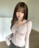 Rico Shirred Balloon Long Sleeve