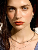 [Premium Plating] H Edition AB Round Tag Chain Necklace