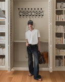 Nikki Washed Flare Denim Pants