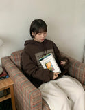 [unisex] Pikuyo printing brushed over hoodie