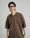 Pins Over Fit Collar Short Sleeve T-Shirt