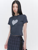 Hearts short sleeves