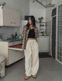 Blend stitch balloon banding pants