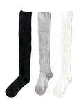 Basic Rib Long Knee Socks