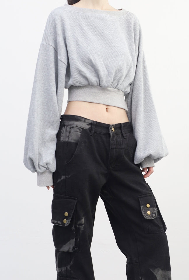 【NONCODE】Glitch washing denim pants NONCODE(ノンコード) - グリッチウォッシュ加工デニムパンツ