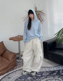 Lucael diagonal button hoodie