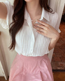 Ethel Cool Linen Roll-up Short Sleeve Shirt