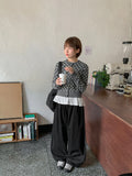 [BAONHAUS] Degins Line Color Matching Track Banding Wide Pants