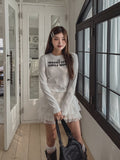 Lace Tiered Mini Skirt