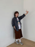 [unisex] Platney Cotton Cargo Bermuda Pants