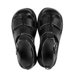 High hoop fisherman leather sandals