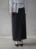 Temp knot long skirt