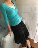 Lopon Ribbed Three Quarter T-shirt